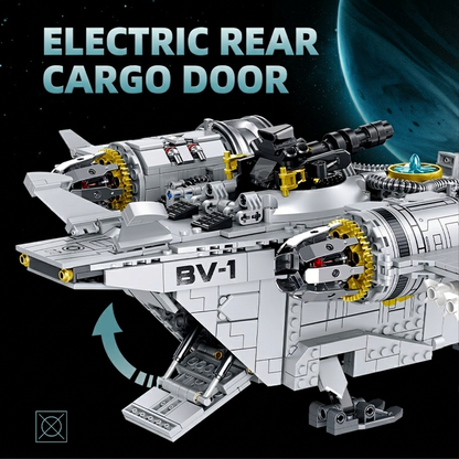 Interstellar Freighter Gunship Building Kit