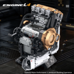 L4 Engine Model – Build a Working Engine with Spray & Sound Building Set