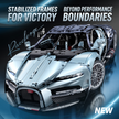 1:8 Luxury Hypercar Building Set — Ice Blue