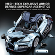 1:8 Luxury Hypercar Building Set — Ice Blue