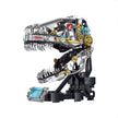 Front industrial silver-gold mechanical structure of BR0005 Tyrannosaurus brick display model