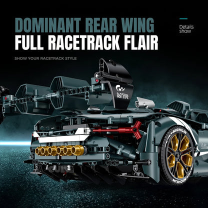 Millanio 1:8 Concept Supercar Building Set