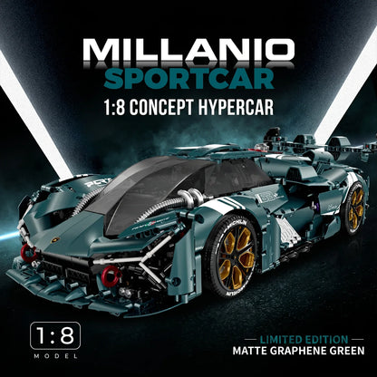 Millanio 1:8 Concept Supercar Building Set