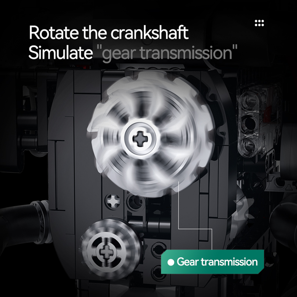 Motorized H2 Boxer Engine Building Set