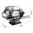Motorized H2 Boxer Engine Building Set
