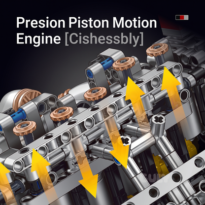 Motorized V12 Engine Building Model Kit