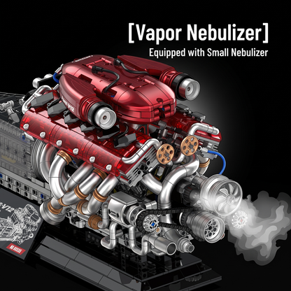 Motorized V12 Engine Building Model Kit