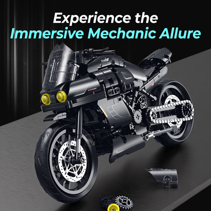 1:8 Muscle Cruiser Motorcycle Building Kit
