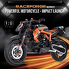 1:8 Naked Street Motorcycle Building Set – 529 Pcs Building Block Model