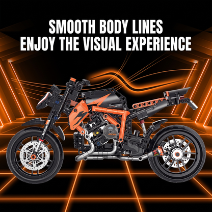 1:8 Naked Street Motorcycle Building Kit