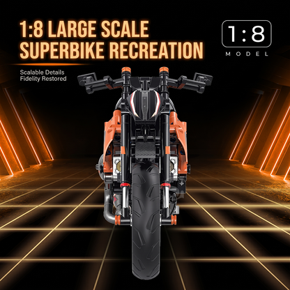 1:8 Naked Street Motorcycle Building Kit