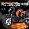 1:8 Naked Street Motorcycle Building Set – 529 Pcs Building Block Model