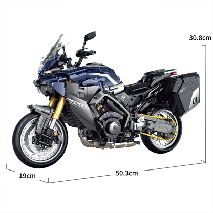 1:5 Navy Sport-Touring Motorcycle Building Kit