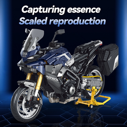 1:5 Navy Sport-Touring Motorcycle Building Kit