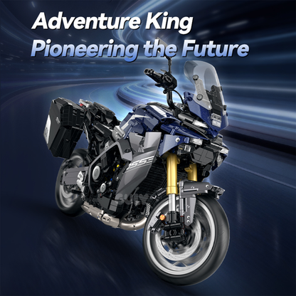 1:5 Navy Sport-Touring Motorcycle Building Kit
