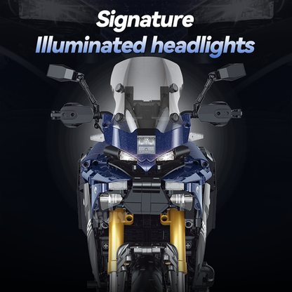 1:5 Navy Sport-Touring Motorcycle Building Kit