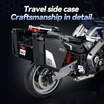 1:5 Navy Sport-Touring Motorcycle Building Kit