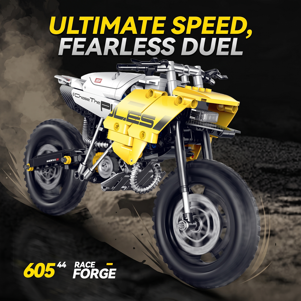 1:8 Off-Road Enduro Motorcycle Building Kit