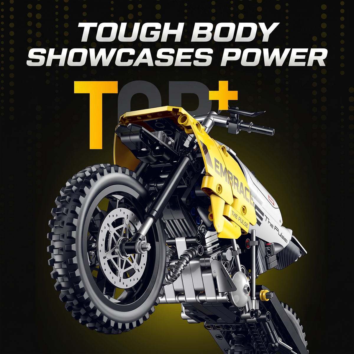 1:8 Off-Road Enduro Motorcycle Building Kit