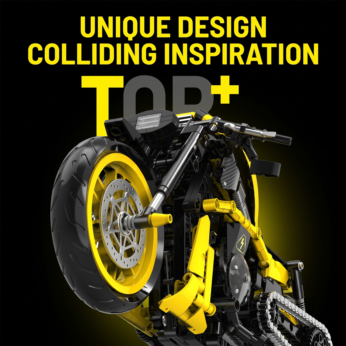 1:8 Power-Cruiser Motorcycle Building Kit