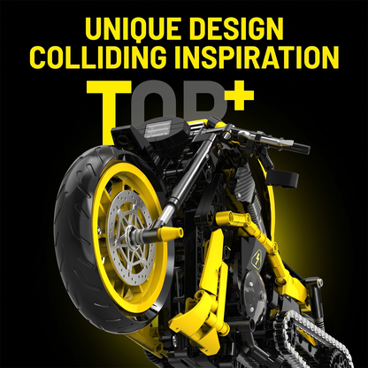 1:8 Power-Cruiser Motorcycle Building Kit