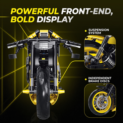 1:8 Power-Cruiser Motorcycle Building Kit
