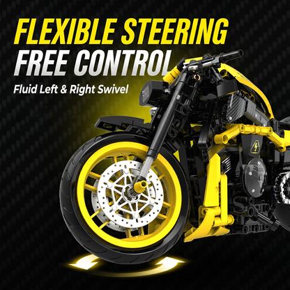 1:8 Power-Cruiser Motorcycle Building Kit
