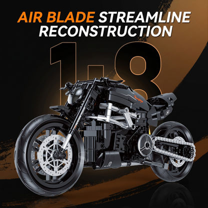 1:8 Power Cruiser Motorcycle Building Kit
