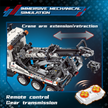 6-in-1 RC Engineering Wrecker Tow Truck Building Set