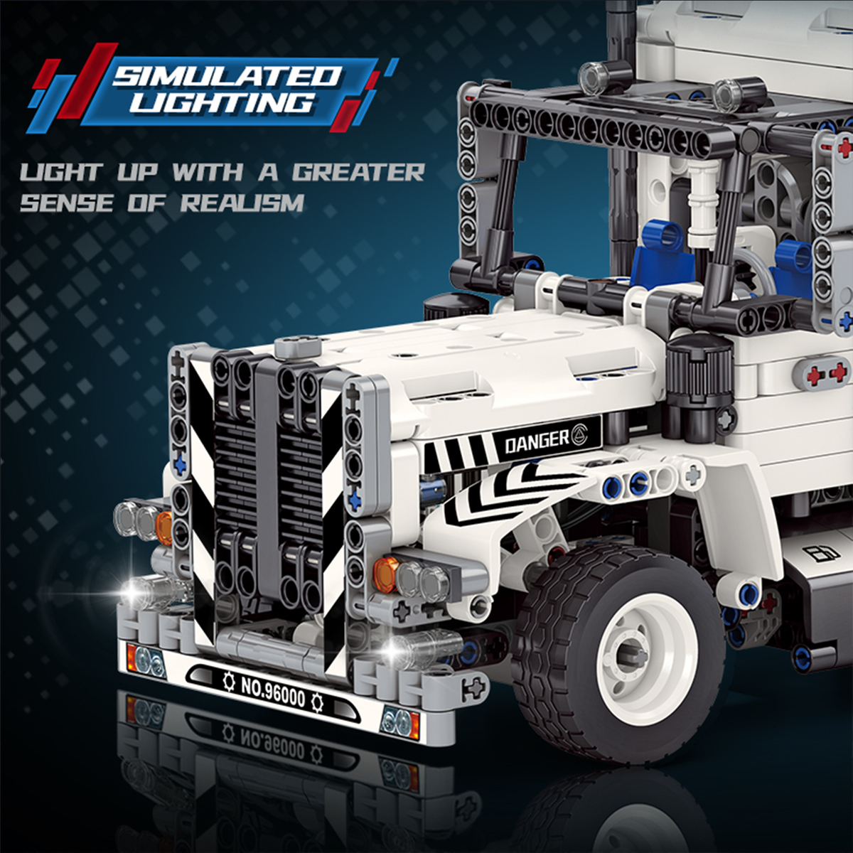 6-in-1 RC Engineering Wrecker Tow Truck Building Set