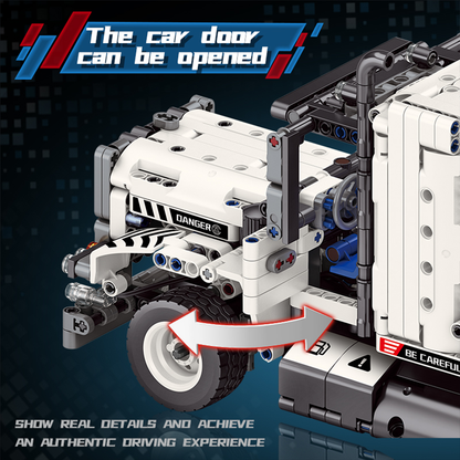 6-in-1 RC Engineering Wrecker Tow Truck Building Set