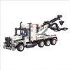 A 1,288-piece 6-in-1 RC wrecker tow truck with a working crane, plus five physics-demo rebuilds. Full motor kit included. STEM collectible, 14+.