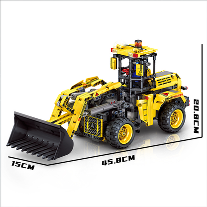 6-in-1 RC Wheel Loader Building Set