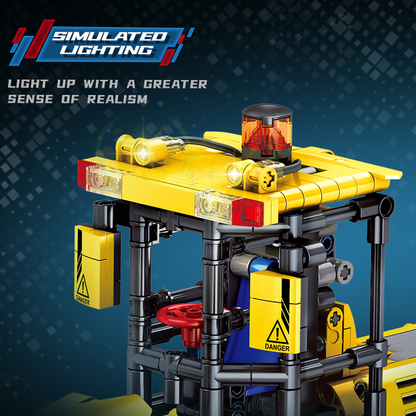 6-in-1 RC Wheel Loader Building Set