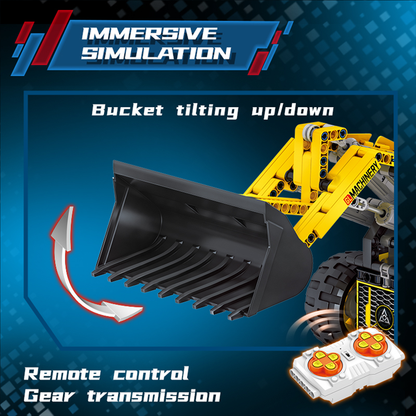 6-in-1 RC Wheel Loader Building Set