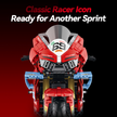 1:5 Racing Motorcycle – Red/Blue Livery Building Set