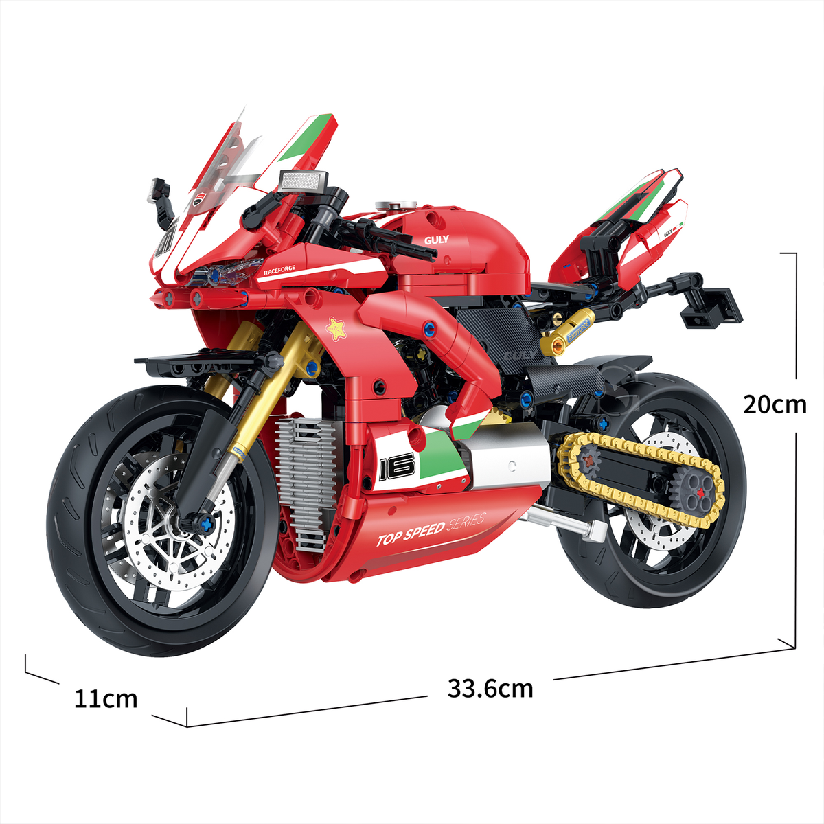 1:8 Racing Sport Superbike Building Kit