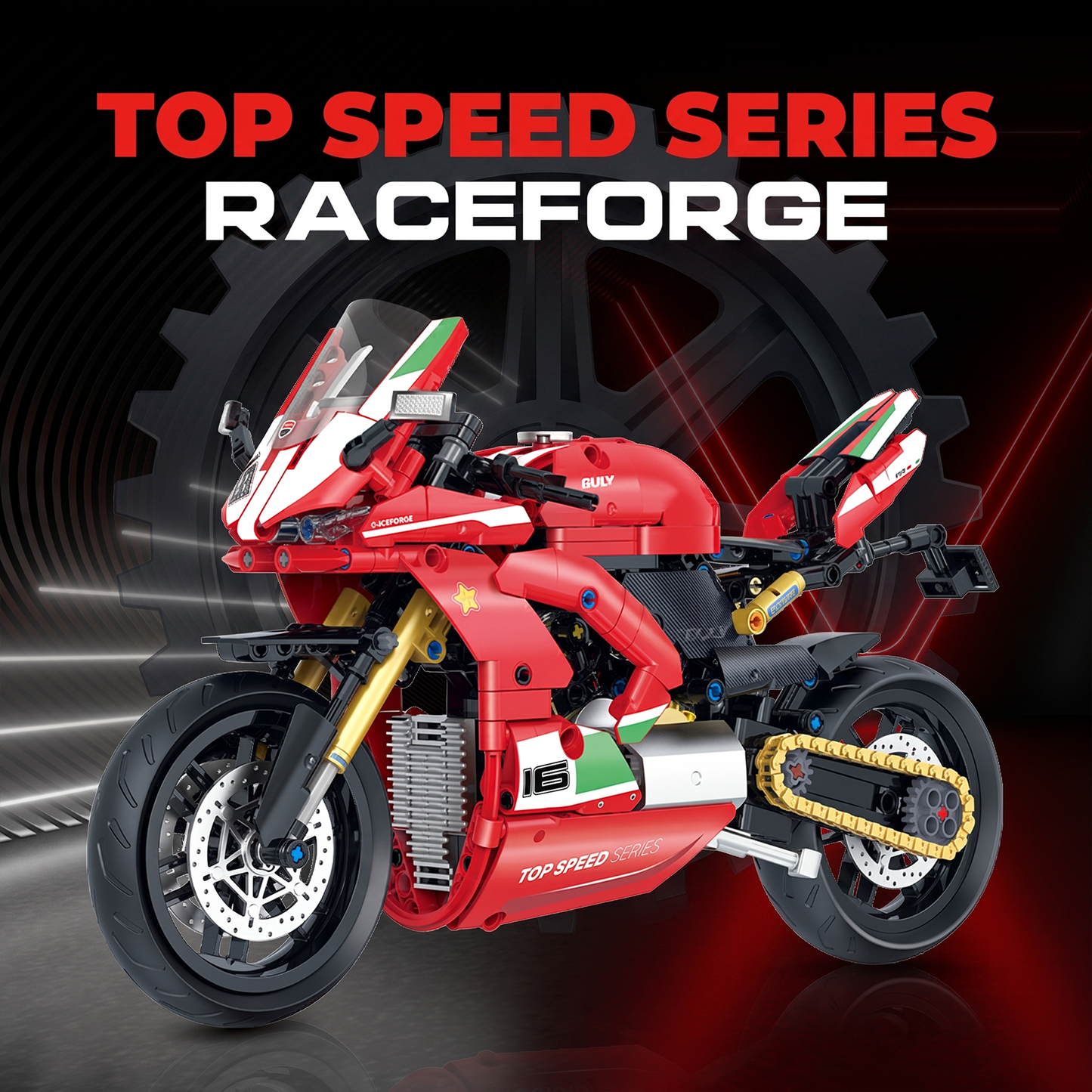1:8 Racing Sport Superbike Building Kit