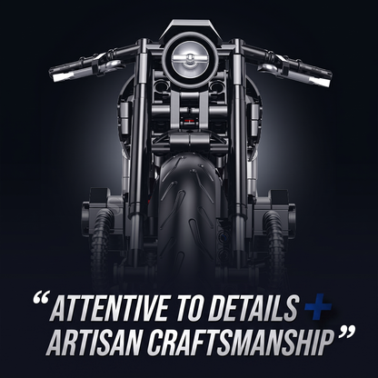 1:8 Retro Cruiser Motorcycle Building Kit