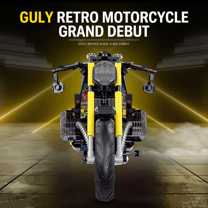 1:8 Retro Naked Roadster Motorcycle Building Kit