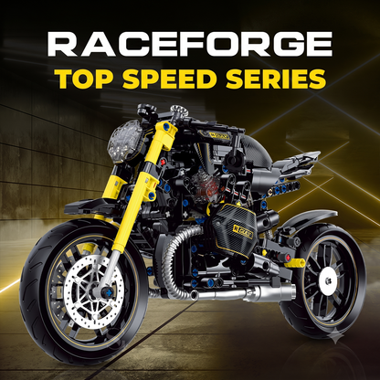 1:8 Retro Naked Roadster Motorcycle Building Kit