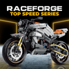 1:8 Retro Naked Street Motorcycle Building Kit