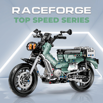 1:8 Retro Trail Motorcycle Building Kit