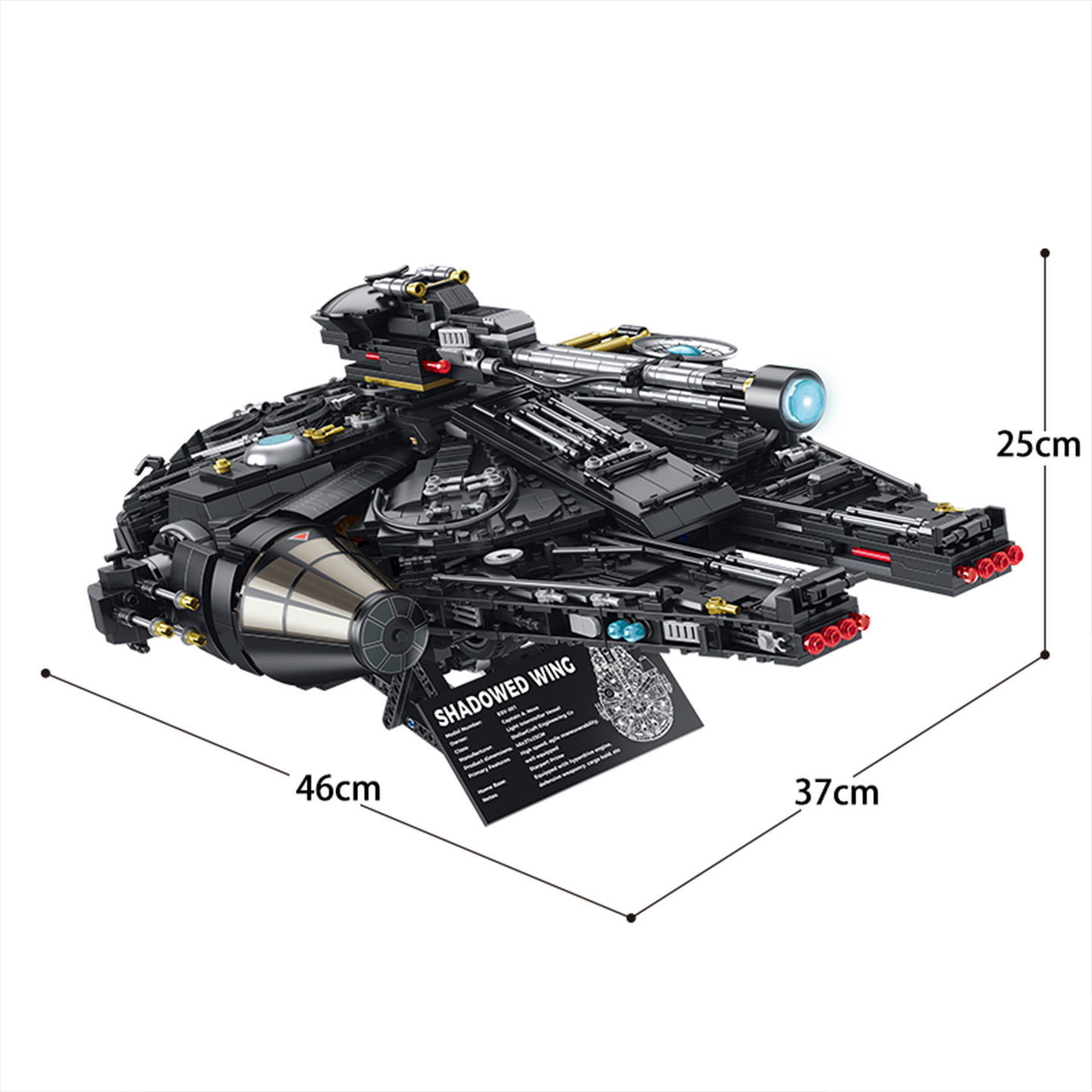 Sci-Fi Freighter Starship Building Kit
