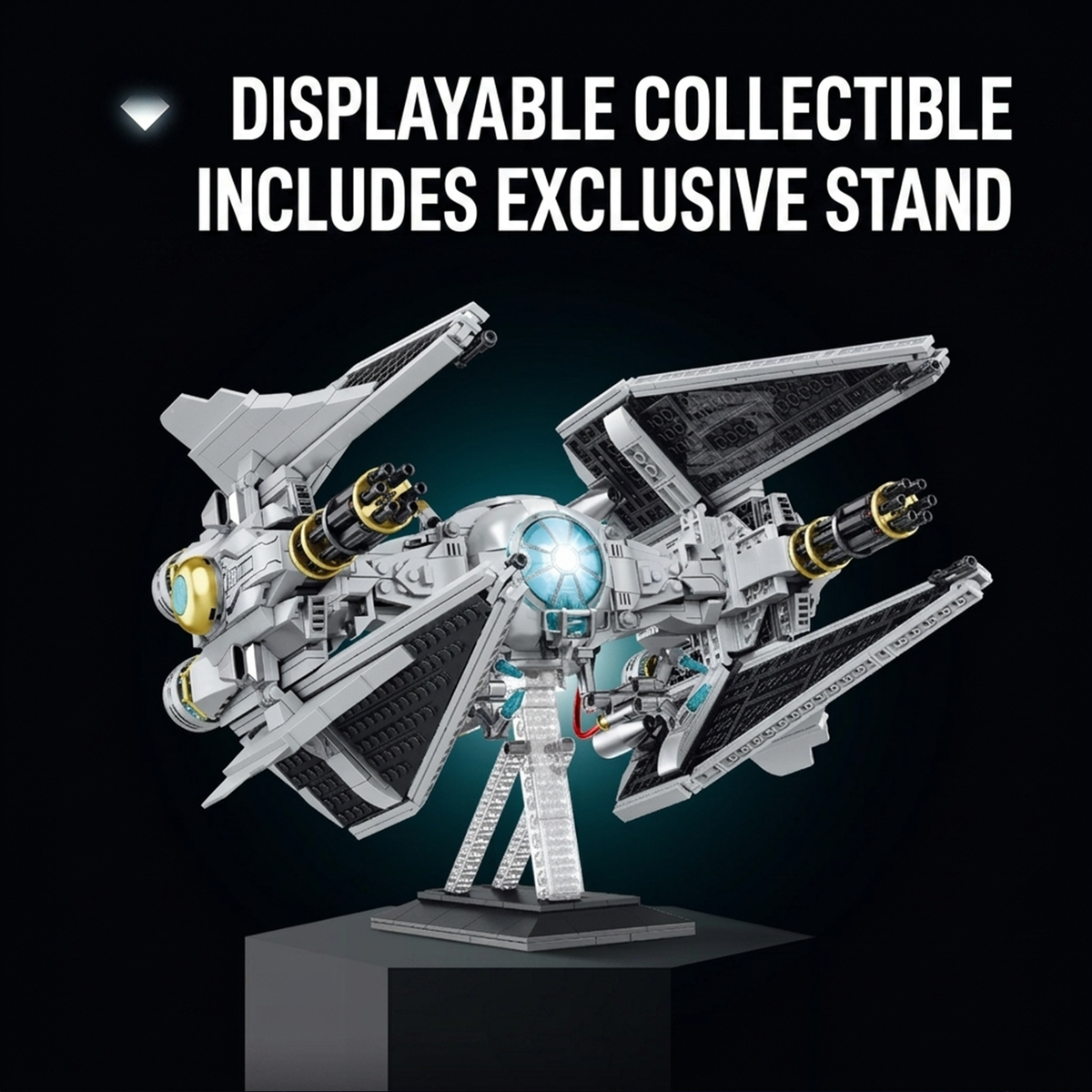 Space Interceptor Starfighter Building Kit