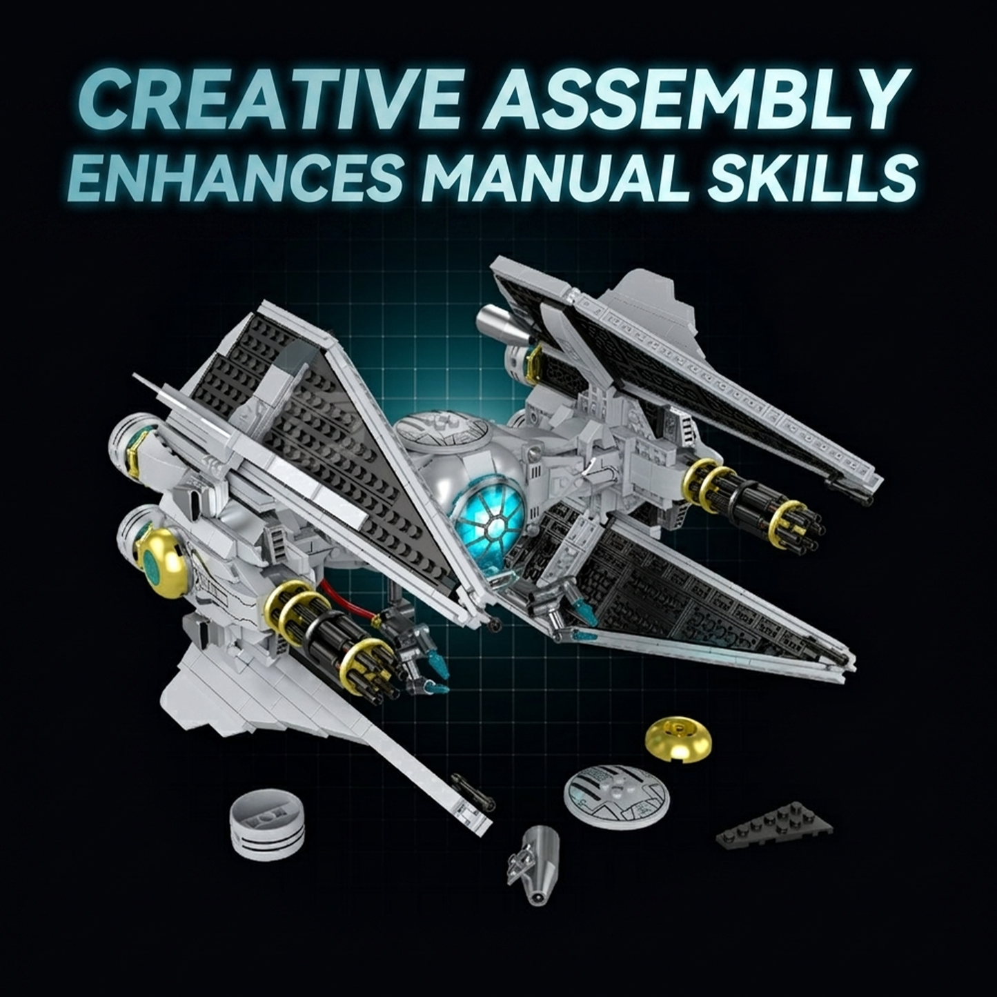 Space Interceptor Starfighter Building Kit