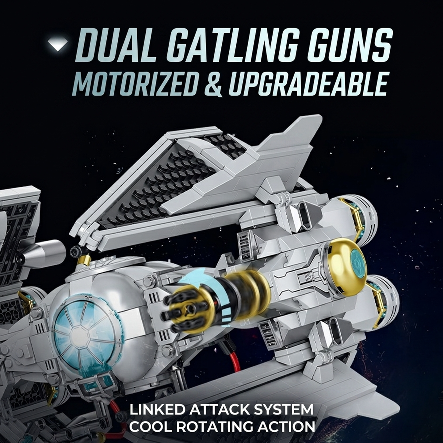 Space Interceptor Starfighter Building Kit