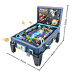 Playable Pinball Machine Building Set – 2,309 Pieces, LED Lights, Music & Motor