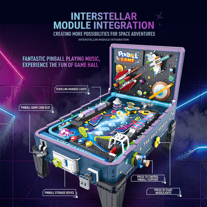 Space Pinball Arcade Table Building Kit