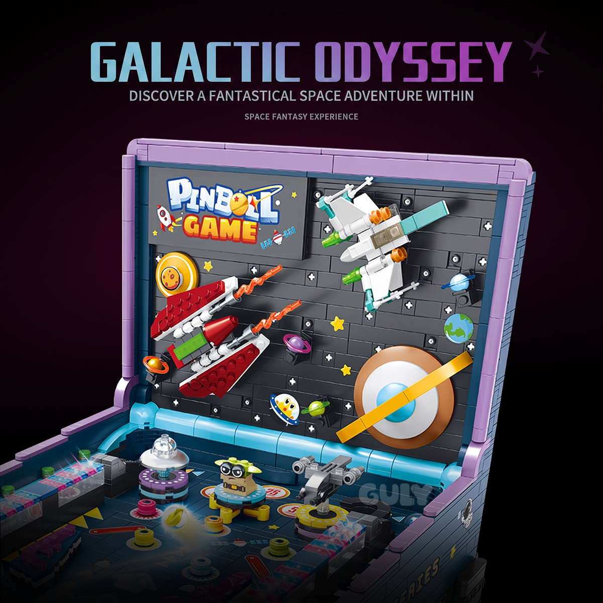Space Pinball Arcade Table Building Kit